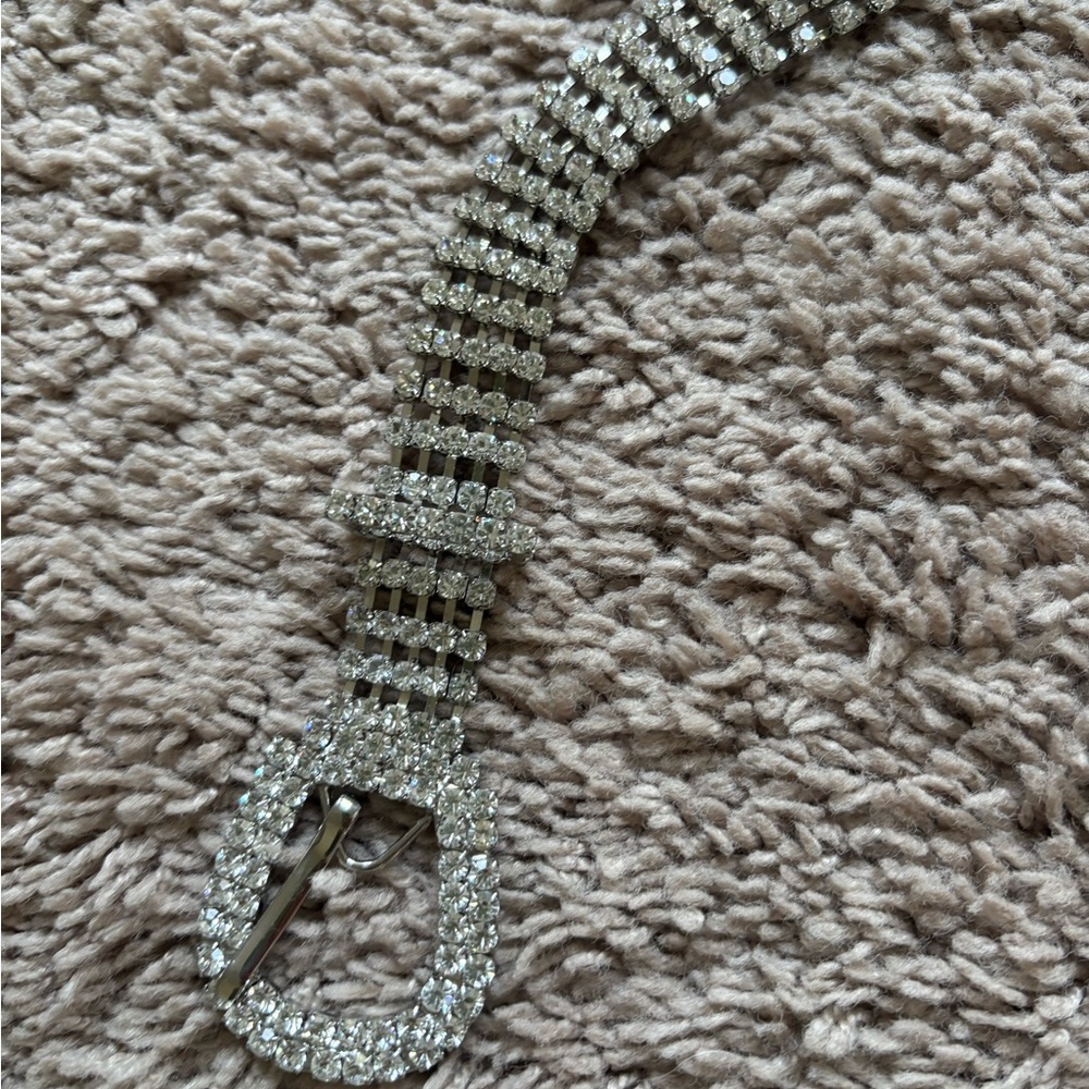 Silver Rhinestone Belt - Picture 3 of 3